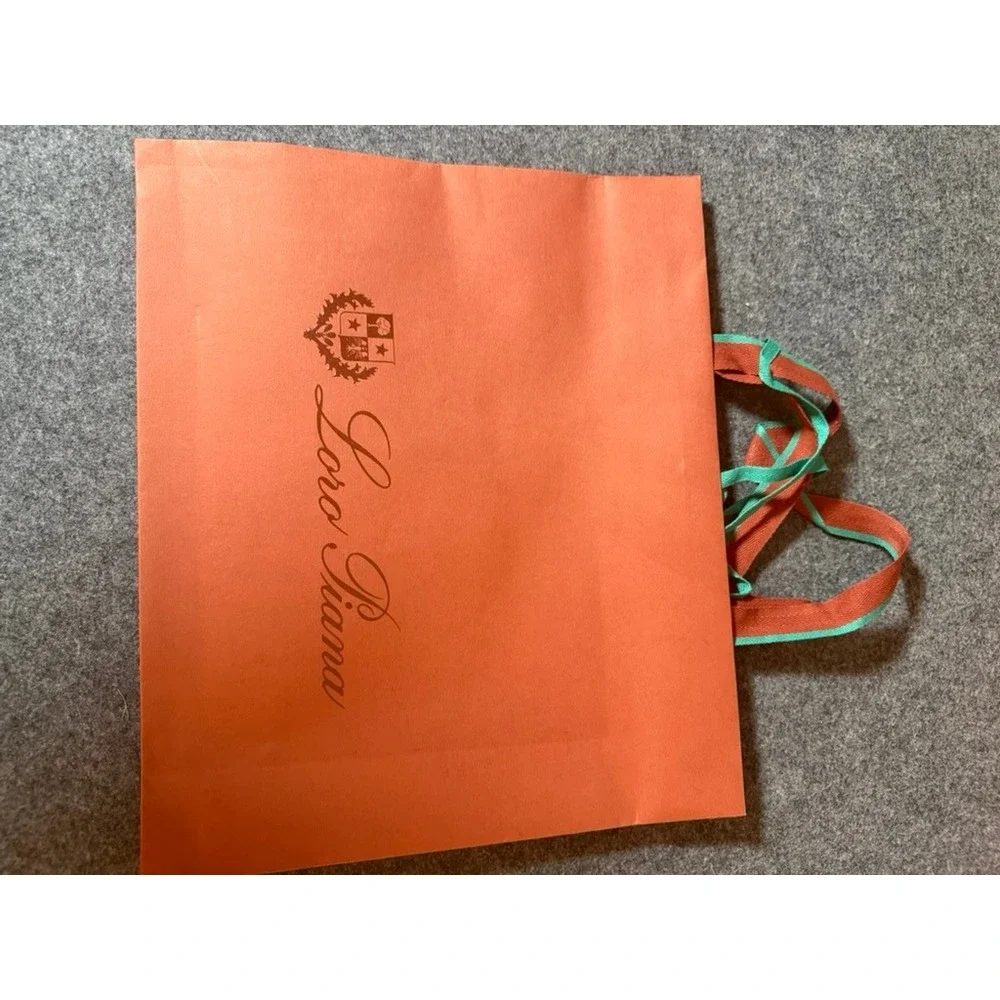 Loro Piana Signature 2 Pc Gift Box and Shopping Bag Set Packaging